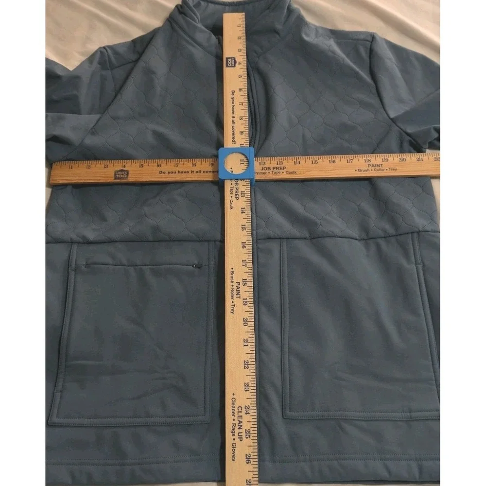 Maelreg Performance Blue Quilted Full Zip Jacket‎ Men's Medium